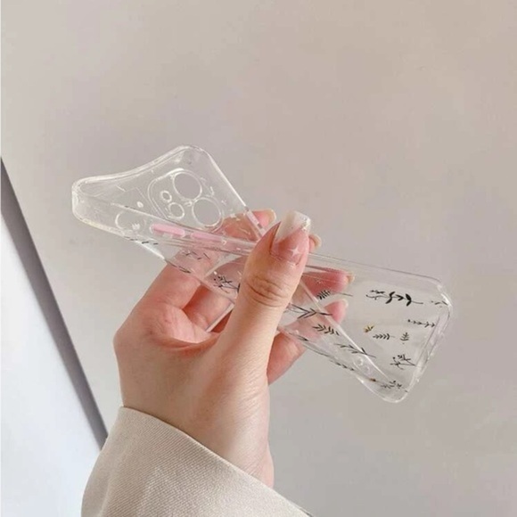 ⚠️Clearance🌟iPhone 14/Pro/Pro Max Plants Clear Phone Case - Picture 4 of 4